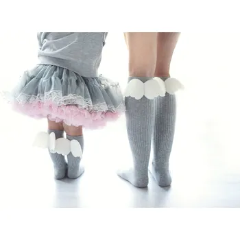 Mama´s Feet Podkolenky s křidélky Angel šedé 1-3 roky