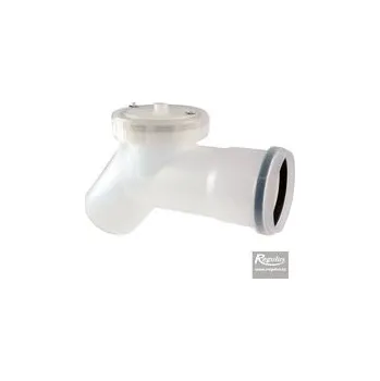 Kouřovod Regulus Koleno 45° pr. 80 PPH-A s inspekčním otvorem 8659
