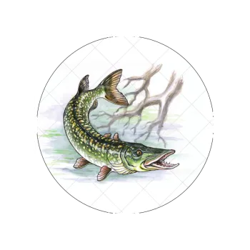 Jedlá dekorace na dort RYBA 1, VARIANTA Jedlý papír 1510