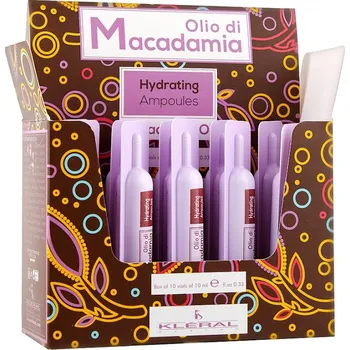 Vlasová regenerace KLÉRAL Olio Di Macadamia 10x10ml - ampulky pro regeneraci suchých vlasů
