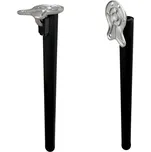 Stolová sklápěcí kulatá noha 71 cm černá