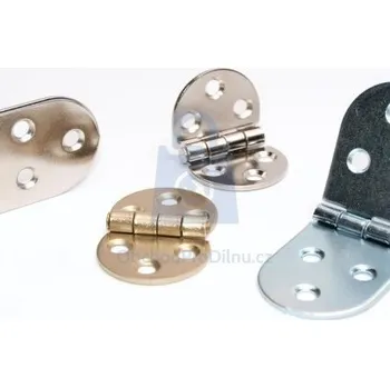 Tesařské kování Závěs kloubový kulatý, povrchově upravený 30 x 80 mm, pozinkováno - hobby balení, balení 1 ks