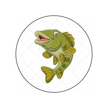 Jedlá dekorace na dort RYBA 6, VARIANTA Jedlý papír 1516