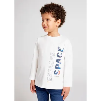 Chlapecké tričko Mayoral Tričko 4003 smetanové Rozměr: 128