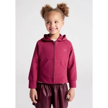 Dívčí mikina Mayoral fleecová mikina 4497 malinová Rozměr: 104