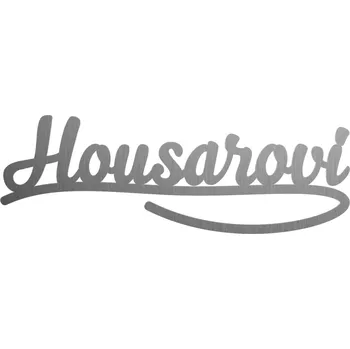 Domovní cedule Jmenovka na dveře - Nerezová Velikost: 15 cm