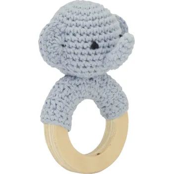 Global affairs Háčkované chrastítko Sloník modrá