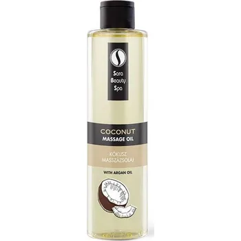 Masážní přípravek Sara Beauty Spa přírodní rostlinný masážní olej - Kokos 250 ml