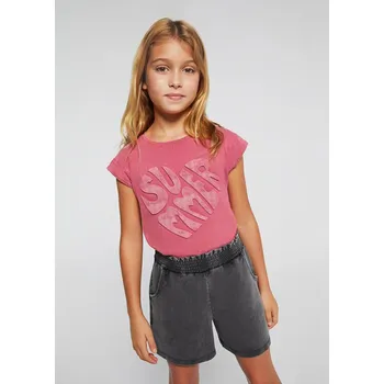 Dívčí kraťasy Dívčí kraťasy Mayoral 6224 - 11 šedé Rozměr: 140 (10 let)