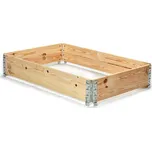 Paletová ohrádka dřevěná 80 x 60 x 20 cm