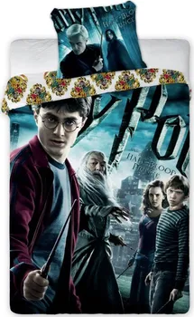 Ložní povlečení Faro Harry Potter Princ dvojí krve 140 x 200, 70 x 90 cm zipový uzávěr