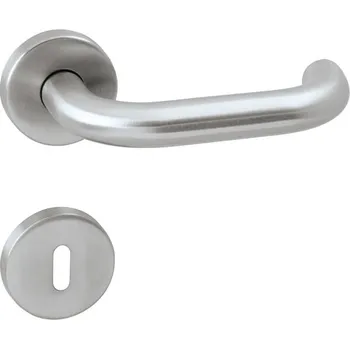 Dveřní kování MP KOVÁNÍ WB - COSLAN 000 - R EPR Provedení: PZ (vložkový zámek), Povrch: BN - broušená nerez