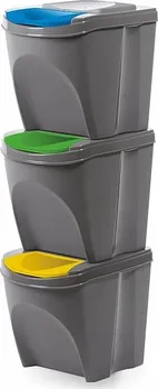 Odpadkový koš Prosperplast Sortibox 3x 25 l koš na tříděný odpad