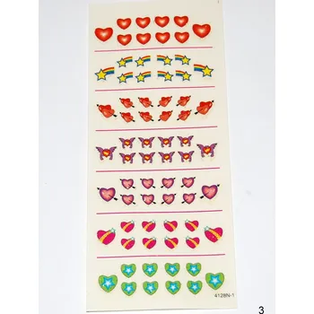 Karnevalový doplněk Tetování na nehty číslo3