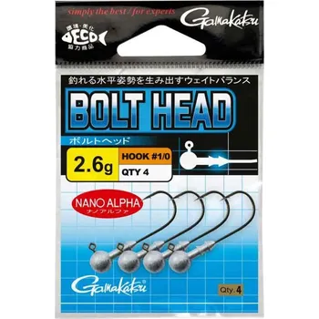 Gamakatsu Bolt Head JIG 2/0 Hmotnost: 0,5g Získejte slevu -5% za registraci v e-shopu
