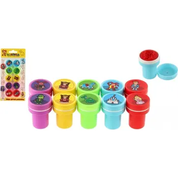 Dětské razítko Teddies Razítka samotiskací 10 ks