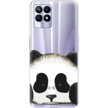 Pouzdro na mobilní telefon Odolné silikonové pouzdro iSaprio - Sad Panda - Realme 8i