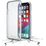 Zadní čirý kryt s ochranným rámečkem Cellularline CLEAR DUO pro Apple iPhone XS Max