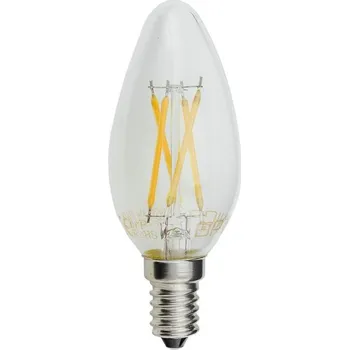Žárovka Optonica LED Filament Candle Žárovka C35 E14 4W Teplá bílá