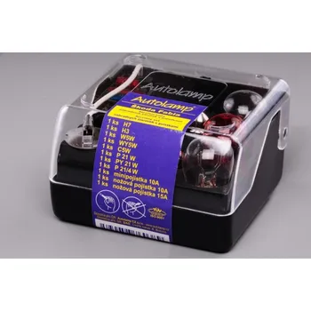 Autožárovka krabička autožárovek Škoda Fabia H3+H7