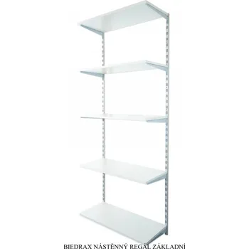 Prodejní regál Biedrax NRZ30080200/5SS 5 polic stříbrný/šedý