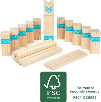 Doplněk pro dětské hřiště small foot Vikingské kostky Kubb