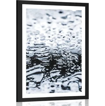 Plakát Dovido Plakát s paspartou textura vody