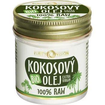 Rostlinný olej Purity Vision Raw BIO kokosový olej