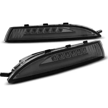 Autožárovka TUNING-TEC Blinkry přední VW Scirocco III 08-14 kouřové LED BAR s pozičním světlem