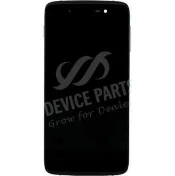 Blackberry DTEK50 - LCD Displej + Dotykové Sklo + Rám (Černá) - ori