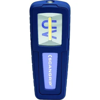 Autodílna SCANGRIP UV-FORM - COB-LED pracovní světlo a UV světlo v jednom, až 250 lumenů