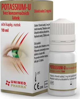 Oční kapky Unimed Pharma Potassium-U 10 ml