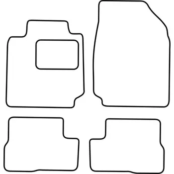 autokoberec Vopi Textilní autokoberce dle šablony