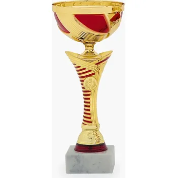 Cinkili Pohár C23117 zlatý/červený Označení: B, Výška: 31 cm, Průměr: 120 mm