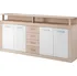 Komoda WIPMEB XXL 4D4S dub sonoma/bílá