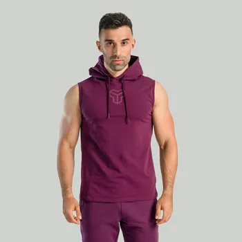Pánské tílko STRIX Tílko Essential Hoodie Tank Plum XXL
