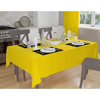 ubrus Orbytex Ubrus 100% bavlna - žlutá Rozměry: 120x140, Tvar: Obdélník