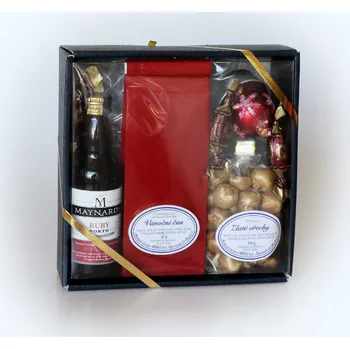 Dárkový potravinový koš Vánoční dárkový set L-21