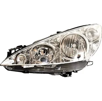 Přední světlomet ACI PEUGEOT 308 07- přední světlo H7+H1 (el. ovládané + motorek) L