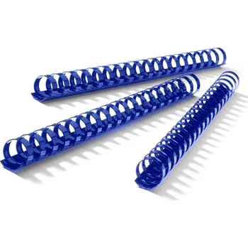 Vázací hřbet EUROSUPPLIES A4 8 mm modrý - balení 100 ks