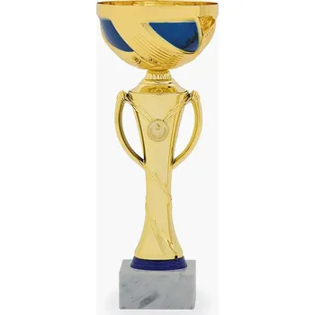 Cinkili Pohár C23139 zlatý/modrý Označení: C, Výška: 30 cm, Průměr: 120 mm