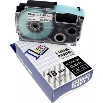 Pásek do tiskárny Kompatibilní páska s Casio XR-18X1, 18mm x 8m