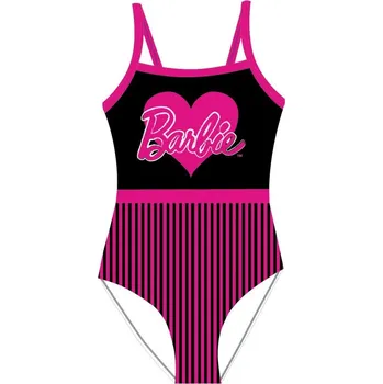 Dívčí plavky E plus M • Dívčí jednodílné plavky Barbie se srdíčkem 104 / 110