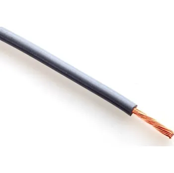 elektrický kabel Vodič CYA 6 H07V-K šedý