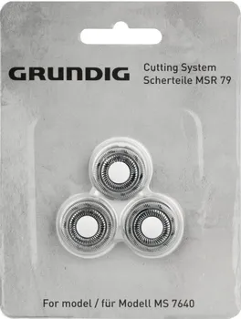 Příslušenství k holicímu strojku Grundig MSR79 náhradní hlavice 3 ks