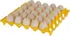 Kerbl Plastové plato na 30 ks vajec žluté