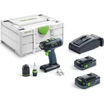 FESTOOL Akumulátorový vrtací šroubovák T18+3 HPC 4,0 I-Plus (576446)