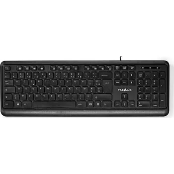 Klávesnice NEDIS KBMU200BKFR
