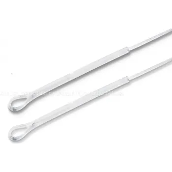 Carp ´R´ Us Návazec Stiff Link Loop &amp; Oval Ring 16,5cm 50lb 3ks