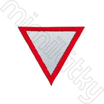 Nášivka Nášivky reflexní nažehlovací trojúhelník